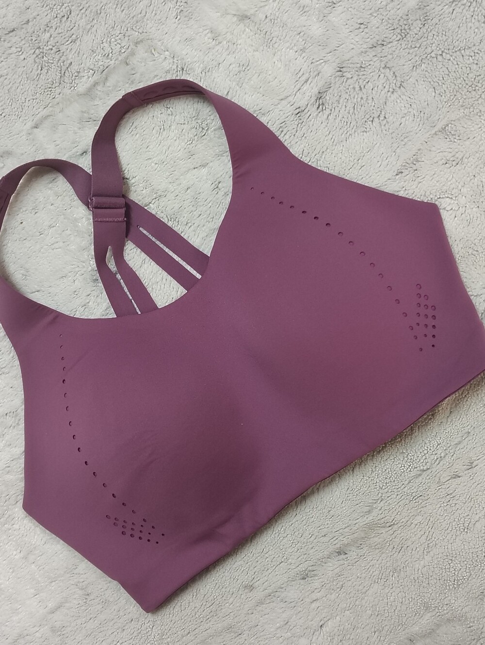 Lululemon AirSupport High Support Sports Bra - Vintage Plum Vivid Plum 36DD - Picture 10 of 13